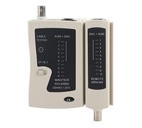 AYNEFY Testeur de Câble Professionnel RJ45 + BNC, fabriqué en Matériau de qualité pour des Tests Rapides et Précis, Outil de Test de Fil de Téléphone Réseau avec Conception Divisée
