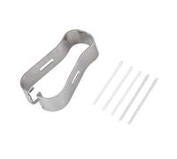 AYNEFY Tips Remplacement Stylus Nibs pour Note 8/9 Tab S3 / 4 avec 5 Recharges Twezers Fixation Cadre Noir Blanc Facultatif (White)