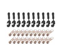 AYNKH 10 Tirettes Amovibles, 20 Tirettes Non Amovibles, Curseurs de Remplacement, Fermetures Eclair Universelles, Fixations de Fermetures Eclair pour Vestes, Sacs à Dos, Bagages, Sacs de Couchage