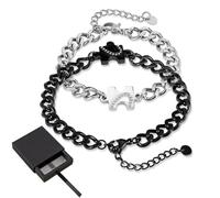 AYNKH 2PCS Bracelets de Couple,Bracelets D'amour,Bracelets de Couple,Cadeaux Couple,Arbre de Vie Bracelet pierre Naturelle Femme,Cadeaux Petit Ami,Homme,Mari Noël Saint-Valentin Anniversaire Cadeaux