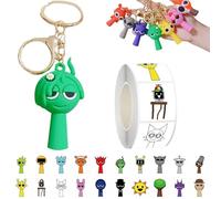 Aynkh 6 Pendentifs Sprenky Colorés Enfants, Rouleau d'Autocollants Sprenky (500), Figures Mobiles Coolie Boi, Parfait Noël et Halloween, Cadeau d'Anniversaire Garçons Filles