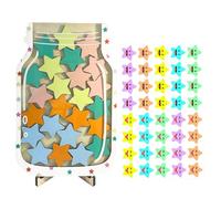 AYNKH Bonus Pot avec jeton étoile, Tableau de Bonus pour Enfants Qui Motive Le Bon comportement, Tableau de Bonus Choral Quotidien pour Enfants,jeton d'autocollant d'activité Quotidienne, Pot Classe