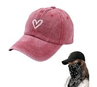 AYNKH Casquette Baseball Femmes,Casquette Baseball Ajustable,Hat Retro,Chapeau Base Protection Solaire,Hat Solaire Respirant,Masque Protection Solair (FR/ES, Numérique, 56, 58, Burgundy)