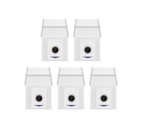 AYNKH Convient à Ecovac T30S / T30S PRO / X5 Omni/Deebot X2 Omni /X2 Pro Series Clip Carbon Dust Bag, AI Sweeper Accessories,Vacuum Cleaner Bags,Activated Charcoal Dust Bag Accessory, 5PCS 3L