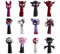 AYNKH Figurines Mobiles S-prunki, Figurines d'action, Figurines Colorées pour Garçons et Filles de 3 Ans et Plus, Sûres, Durables et Amusantes Tous Les Amateurs de Jeux S-prunki (12-Pièces Pack C)