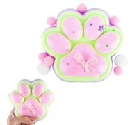 AYNKH FuFu Cat's Paw Squishy, Super Big Cat's Paw Squishy Toys, Taba Squishies, Améliore la Concentration, Réduit Le Stress, Enfants, Adolescents et Adultes, Cadeau (Couleurs Arc-en-Ciel)