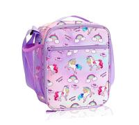 AYNKH Girls lunch pack, sac de repas isolé avec refroidisseur d'isolation, boîte à lunch imperméable et imperméable à l'eau portable avec poignées et sangles pour l'école de travail pique