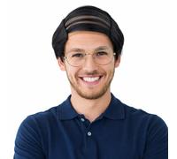 AYNKH homme chauve costume mal drôle Cosplay adulte perruque, réaliste peigné-sur coiffure homme chauve Halloween carnaval fête accessoire, vicaires, sorciers, médecins tenue