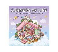 AYNKH Livre de coloriage pour réduire le stress, livres de coloriage simples, choses mignonnes, livre de coloriage portable, adapté aux enfants, adultes, anniversaire, Pâques, Noël, fête des enfants