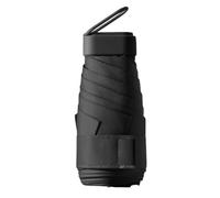 AYNKH Mini Parapluie Pliant Noir - UPF 50+ Protection UV contre Soleil et Pluie, Anti-Vent, Compact Léger pour Sac ou Poche, Portable pour Commutateurs, Hommes Femmes Garçons Filles