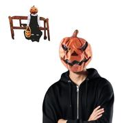 AYNKH PartyHop & PartyCostume Masque de Citrouille, Masque Réaliste en Latex pour la Décoration de Fête d'Halloween