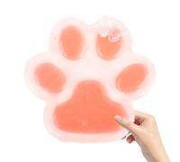 AYNKH Taba Cat's Paw Squishy, Super Big Cat's Paw Squishy Toy, Réduit Le Stress,Fufu Squishies, Améliore la Concentration, Enfants, Adolescents et Adultes, Cadeau (Crystal Pink)
