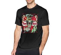 Ayobox Mano Negr CASA Babylon Shirt Men Summer Fashion Graphics Short Sleeve Tee Tops Black T-Shirts à Manches Courtes(Medium)