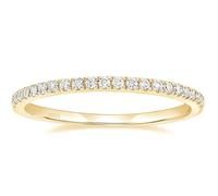 Ayoiow Bague Femme, Bague Argent 925 Vintage Éternité Mince Argent Sterling 925 Pas De Pierre Précieuse, Or Taille 47
