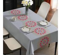 Ayoiow Rectangle 90x150 Gris Nappe PVC Nappes Imperméables Man Bat Son Plein