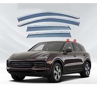 ayookoo Deflecteur Vitre Voiture pour Porsche Cayenne 9Y0 2019-2022,visières latérales Avant ArrièRe Pare-Pluie Pare-Soleil Accessoires Vitres Voiture