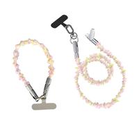 AYPOHU 60W Rapid Charging Type C to Type C Cable with Flower Lanyard for Multiple Devices Gaming Portable Cord