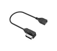 AYPOHU Adaptateur sonore Fil de données USB Femelle, Transmission du Son, Fil de données de Remplacement pour câble sonore A6L A8L A4L