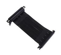 AYPOHU Câble d'extension double carte graphique inversée noir et blanc PCIe X16 vers X16 Gen4/3 Connecteur flexible GPU ITX