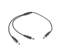 AYPOHU Câble répartiteur multi-usage DC5521/DC5525 Y 1 mâle vers 2 connecteurs mâles 5,5 x 2,1 mm 5,5 x 2,5 mm pour appareils photo routeurs