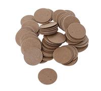 AYPOHU Lot de 100 étiquettes vierges en papier kraft pour fête de mariage, cartes-cadeaux, cardigans de 2 cm pour femme, blanc