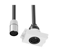 AYPOHU Portable DIN 8Pin Cable Adapter Wall Mount Plate Ideal for Live and Mobile Stylish Design Music Panel Connectors