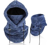 AYPOW Cagoule d'hiver en Polaire Chaud Homme Femme, Masque de Ski Bonnet Multifonction Coupe-Vent Thermique, Chapeau en Polaire avec Cache-Cou, pour Sports de Plein Air Cyclisme Randonnée Course