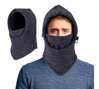 AYPOW Cagoule d'hiver en Polaire Chaud Homme Femme, Masque de Ski Multifonction Coupe-Vent Thermique, Chapeau en Polaire avec Cache-Cou, pour Sports de Plein Air, Cyclisme Randonnée Course à Pied