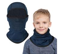 AYPOW Cagoule d'hiver Thermique pour Enfants 2-8 Ans, Multifonction Coupe-Vent Masque de Ski Bonnet de Cyclisme avec Cache-Cou, Casquette Chapeau pour Garçons et Filles Sports d'hiver en Plein Air