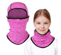 AYPOW Cagoule d'hiver Thermique pour Enfants 2-8 Ans, Multifonction Coupe-Vent Masque de Ski Bonnet de Cyclisme avec Cache-Cou, Casquette Chapeau pour Garçons et Filles Sports d'hiver en Plein Air