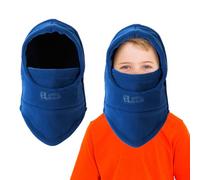 AYPOW Cagoule d'hiver Thermique pour Enfants 4-9 Ans, Multifonction Coupe-Vent Réglable Masque de Ski, Bonnet en Polaire Chaude, Casquette Cache-Cou Tour de Cou écharpe pour Garçons Filles Plein Air