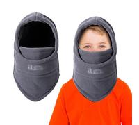AYPOW Cagoule d'hiver Thermique pour Enfants 4-9 Ans, Multifonction Coupe-Vent Réglable Masque de Ski, Bonnet en Polaire Chaude, Casquette Cache-Cou Tour de Cou écharpe pour Garçons Filles Plein Air