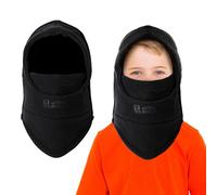 AYPOW Cagoule d'hiver Thermique pour Enfants 4-9 Ans, Multifonction Coupe-Vent Réglable Masque de Ski, Bonnet en Polaire Chaude, Casquette Cache-Cou Tour de Cou écharpe pour Garçons Filles Plein Air