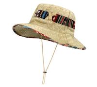 AYPOW Chapeau de Soleil d'été Unisexe UPF 50+ - Boonie en Denim Coton Vintage Délavé, Bob de Pêcheur Cowboy Respirant et Pliable pour Homme Femme - Safari en Jean Extérieur