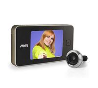 AYR 752 - Judas numérique 3,2" avec Vision 105°, capteur 0,3 MP | Sécurité Intelligente et Utilisation Simple | pour Portes 38-110 mm | Alimentation 2 × AAA | Finition Nickel Mat/Chrome