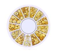 Ayrsjcl 1box Mini-Nail Art Stickers Stickers Glitter Metal Charmant Nail DIY Nails Beauté Décorations Sea Series