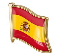 Ayrsjcl 1pc Espagne Drapeau Pin Badge Badge Métal Pin Broche Drapeau Espagnol Drapeau Espagnol Nouveauté Cravate Revers Badge Badge Accessoire