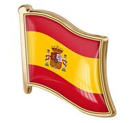 Ayrsjcl 1pc Espagne Drapeau Pin Badge Métal Pin Pin Broche Drapeau Espagnol Drapeau Espagnol Novelty Cadre Cravate Pin Badge Accessoire