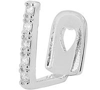 Ayrsjcl Silver Plaqué Hip Hop Dents Écart Grils Punk Dents Casquettes Cosplay Party Party Dent Rappeur Drôle Bijoux Cadeau, Taille unique, Argent