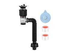 AYRTEGI VNJUGF Rallonge de Tuyau d'évier Extensible, Tube de Drainage Flexible for évier, Tuyau d'extension coudé, Tuyau de Siphon en P for Salle de Bain et Cuisine wanglan(Flipss Suit)
