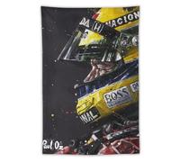 Ayrton-Senna - Affiche de Formule 1 Motosport F1 (65) Décoration murale pour chambre à coucher Moderne 101,6 x 152,4 cm