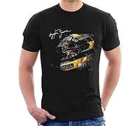 Ayrton Senna Tribute Personalised T Shirt Helmet Tee Mens Tees Black XL