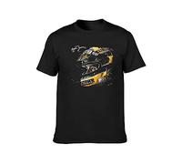 Ayrton Senna Tribute Unisex T-Shirt Printed Tee Graphic Top Men Black Shirt M