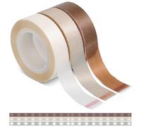 Aysatogc Lot de 3 rouleaux de ruban adhésif occultant pour bande LED, rétroéclairage TV, cuisine, chambre à coucher