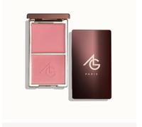 Ayshglamm | Palette 2 en 1 Blush Crème et Poudre Teinte Doll | Duo Fard à Joues Rosé Intense | Effet Bonne Mine et Teint Frais