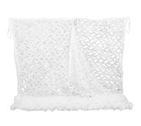 AYSMYGS Filet De Camouflage Blanc 2/3/4/5/6/8/10m Voile D'ombrage Militaires Camo Netting Sun Shelter Réseau pour Chasse décoration Jardin Photo Auvents Terrasse(5.0x6.0m/16.4x19.7ft)