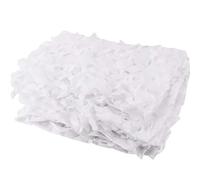 AYSMYGS Filet de Camouflage Neige - Filet D'ombrage Blanc Léger et Coupe-Vent pour Décoration Militaire Jeux de Société Housse de Voiture Photographie Cache Camping Chasse(4.0x5.0m/13x16.4ft)