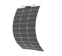 Aysolar 100W 18V Panneau Solaire Souple Monocristallin Panneaux Solaires pour Batterie 12V, Camping-Car, Camper, Van, Bateaux, Caravane