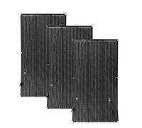 Aysolar 300W 12V Panneau Solaire Souple 3x100W ETFE Monocristallin Panneaux Solaires pour Marine, Camping-car, Camper,Bateau, Caravane, Voiture, batterie et surfaces inégales