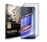 AYSOW Protecteur D'écran en Verre Trempé pour Realme GT Neo 3, Verre Premium 0,3 mm Dureté 9H Film 2.5D, Anti-rayures, Installation Facile, Protecteur d'écran pour Realme GT Neo 3 [Pack de 2]